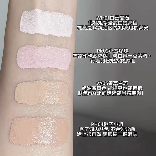 Flower Knows Midsummer Night Concealer Liquid for Face Brightening and Contouring, Covers Blemishes, Dark Circles, Tear Troughs, Authentic Product