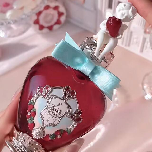 Flower Knows Strawberry Cupid Eau De Toilette Rich Milky Fragrance Sweet Floral Fruity Scent Long-Lasting 50ml