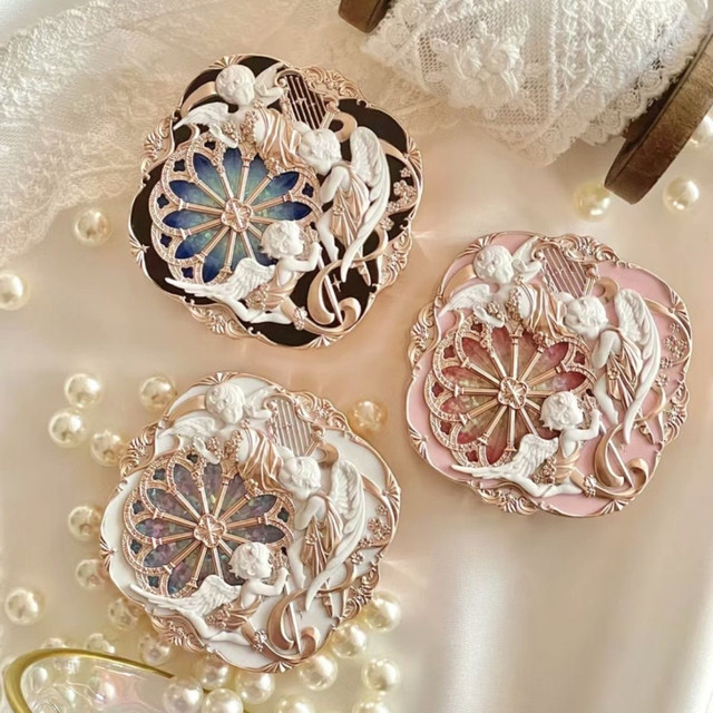 Flower Knows Little Angel Cream Blush Embossed Blush Stick Expanding Color Blush for Women Brightening Affordable Student Blush