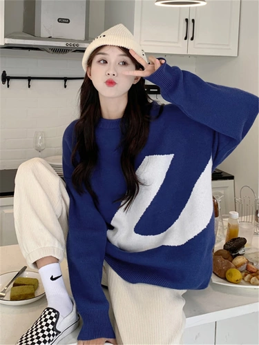 Дизайнерский трикотажный демисезонный свитер, тренд сезона, коллекция 2021, оверсайз