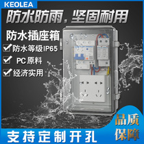 Small electric box Portable socket electric box Mobile electric box 220V distribution box Portable with leakage protection electric bottle car charging