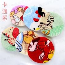 Suede chair cover round stool set round thick cushion small round C stool seat cover snack restaurant chair round chair