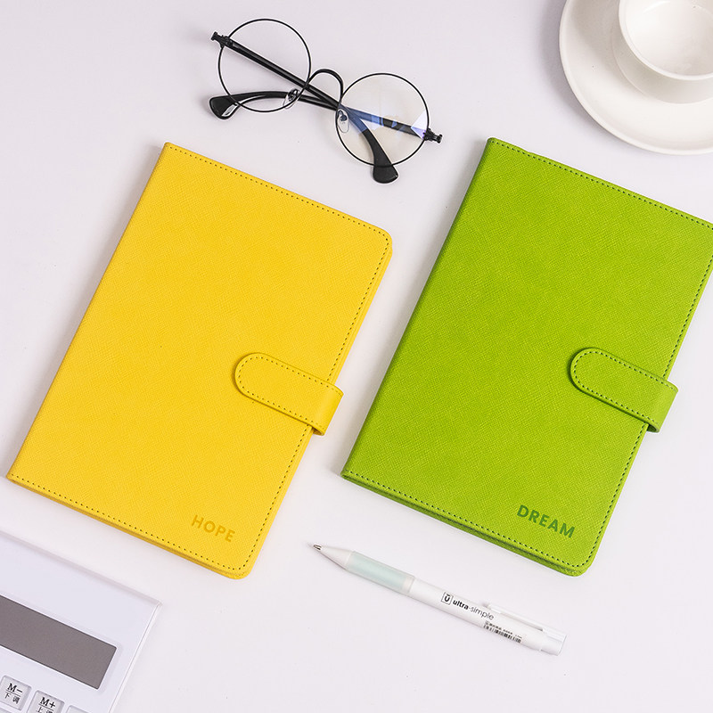 (Optional area 39 yuan 3 pieces) A5 notebook hand account book square grid simple college student diary business notepad work meeting record book creative painting blank