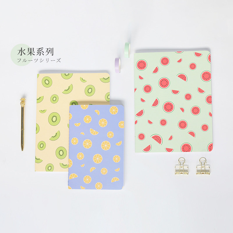 (Optional 29 yuan 3 pieces in the special area) B5 notebook sub-car line this simple college student classroom note homework A5 business office ins wind large notepad small fresh literary diary