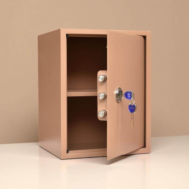 Household small invisible anti-theft elderly key safe mechanical lock office safe old-fashioned safe deposit box clip