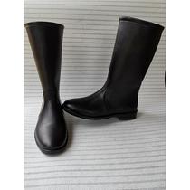 High-end high-top boots for men and women single boots equestrian boots flag-raising boots childrens drum and bugle boots British riding boots with cotton performance