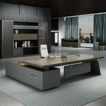 Boss table minimalist Hyundai 2 0 m Managers table and chairs Combined Office of work desk steel feet Desk Supervisor Table