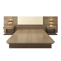 Hotel bed hotel furniture standard room full set of customized guest room bedside single and double B&B express guest room