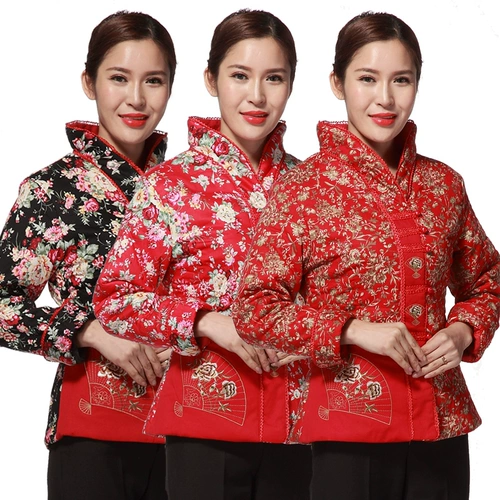 Отец -официант, рабочая одежда, длинные рукава, зимняя одежда, женский фаст -фуд, кейтеринг, чайха, костюм, фермерский дом, утолщенная хлопчатобумажная куртка, хлопковая куртка