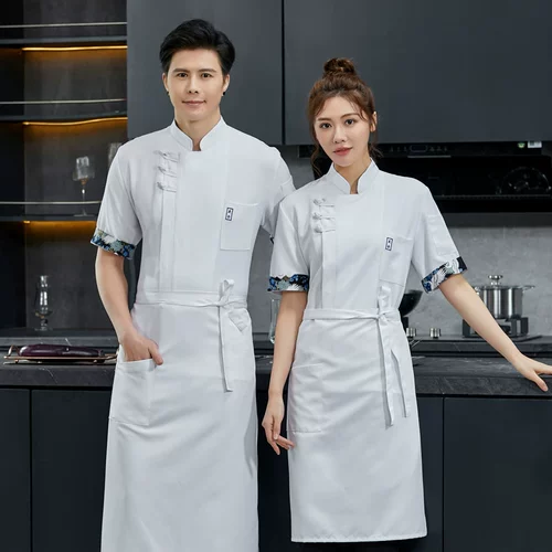 Catering Chef Work Одежда для семи четверти рукава с коротки