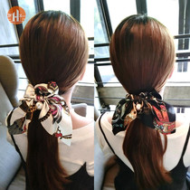 Head flower accessories Adult temperament Grab hairpin Fairy quality ponytail bow Korean tide ins wind Japanese tie hair