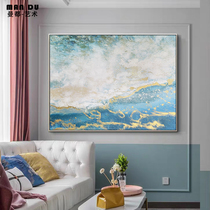 Sea Sunrise Pure Hand-painted Oil Painting Hyun Guan Corridor Aisle Cross Version Scenery Hung Painting Dining Room Living Room Mediterranean Mural Painting
