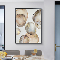 Original hand-painted oil painting Xuan Guanghan Abstract Decoration Painting Modern Brief Living Room Hanging Painting Stone to run a restaurant painting