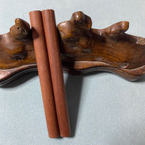 Dry tobacco rod rosewood red sandalwood solid wood smoking pot cigarette holder cigarette bag cigarette bag accessories punched old-fashioned