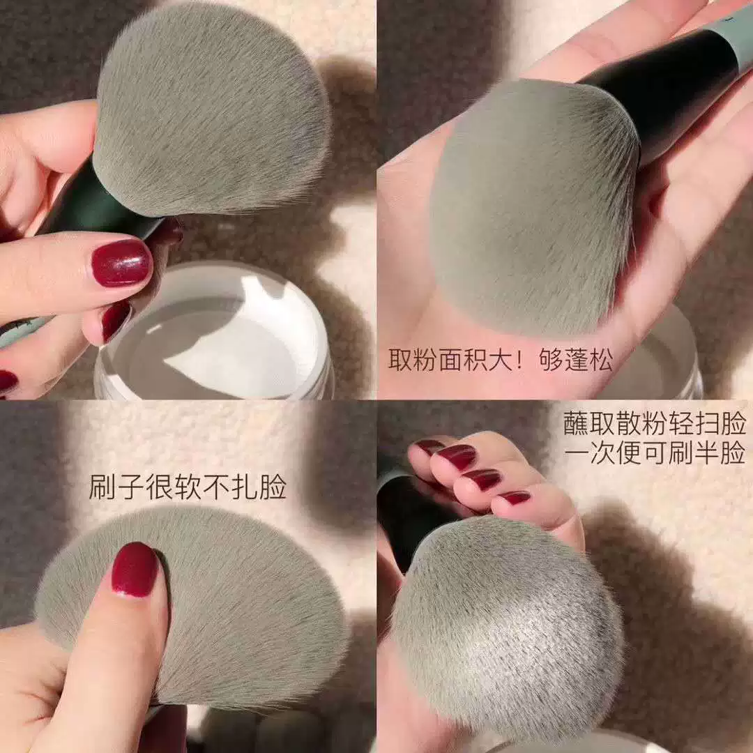 Brush, soft storage system, foundation, handheld loose powder, full set