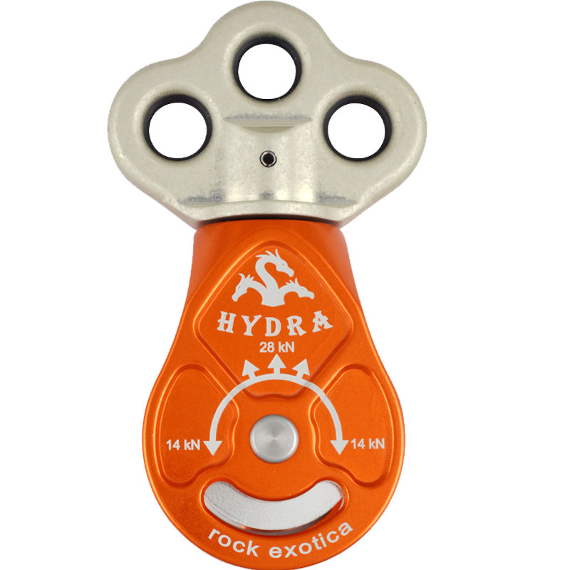 Rock Exotica Hydra P4 Hydra triple head universal pulley rescue universal pulley climbing pulley