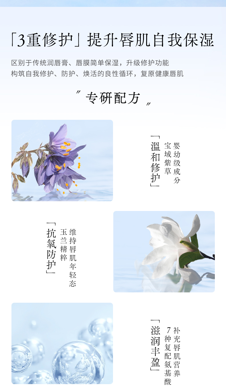 宝兰汀 银熨斗 唇部润唇精华 图2