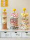 Hair ring storage artifact large intestine hair ring hair accessories rack solid wood display rack hair clip grab clip shark clip jewelry rack