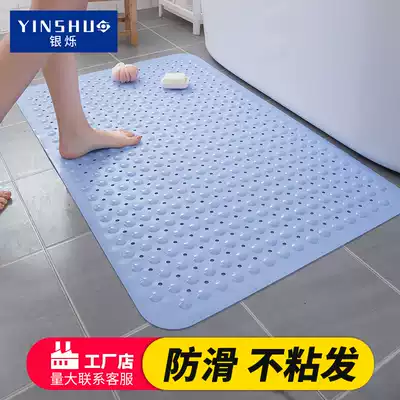 Large bathroom non-slip mat large suction cup with size shower floor mat toilet shower mat can be non-slip and mildew proof