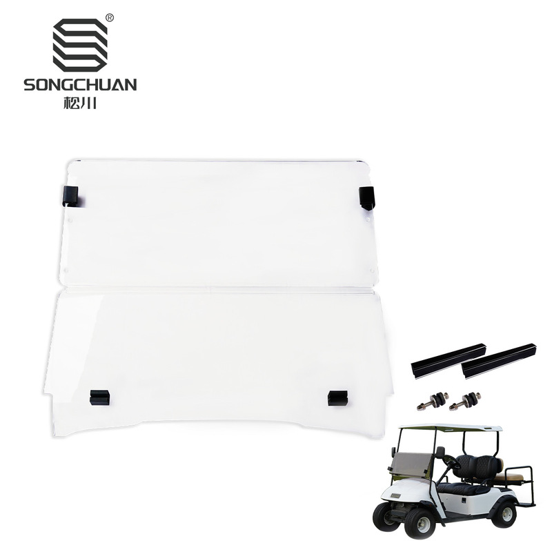 Golf Cart Windshield Ezgo Txt Old Model Acrylic Transparent 4/5mm Suitable for 1994-2013