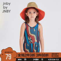 Swimsuit] Gangnam Bclothes Boy Dress Summer Clothing Discount Thin girl colorful and cute printed one-piece swimsuit clear cabin