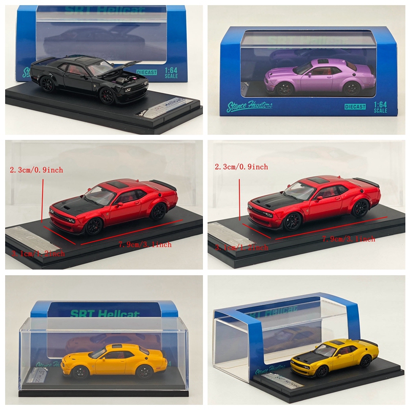 Sh 1:64 Dodge Srt Hellcat Muscle Car Simulation Alloy Car Model Dodge Srt Hellcat