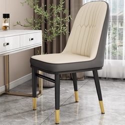 Scandinavian Dining Chair For Home Iron Chair Accessible Luxury Fancy Dining Chair Leisure Chair Mahjong Backrest Stool