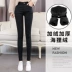 Quần tây nam nữ mùa xuân 2019 quần legging mới eo cao phần mỏng mặc quần chân đen hoang dã Hàn Quốc - Quần tây thường Quần tây thường