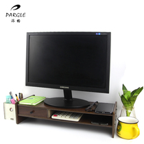 Paiger Wooden Desktop Accessories Computer Increased File Racket Computer Display Elevated Office Desktop Accessories Steps High-Placement Frame