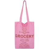 Небольшой дизайнерский розовый шоппер, японская универсальная сумка на одно плечо, льняная сумка для путешествий, тренд сезона