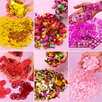 Birthday Atmosphere Hand Sprinklers Sequin Scene Decoration Props Hand Tossed Paper Crumb Rose Petal Courseware White Party Supplies