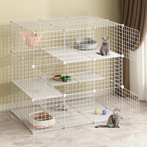 Cat Cage Home Villa Oversized Free Space Indoor Breeding Cage Cat House Cat Cage Large Two Floors Cat Cage