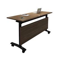 Folding training table mobile long table combination training institution meeting wheeled bar table and chair tutoring class desk