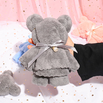 Hand gift female bridesmaid wedding ceremony practical bear towel creative event gift small gift one year old Full Moon return