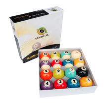 Glamorous Black 8 Resin Billiard Ball Crystal American Billiard White Box One-Eyed Dragon Nine Ball Sixteen Colors 5.72cm