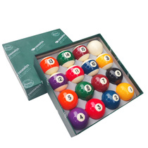 YANMEIYA Beauty Billiard No. 2 American Black Eight Resin Sixteen Colored Crystal S Billiard 5.25cm