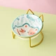 萌猫单碗+金色单孔支架