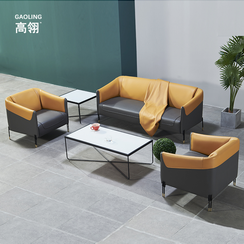 Modern Business Talks Sofa Casual Personality Creative guests Reception office sofa tea table Composition Suite