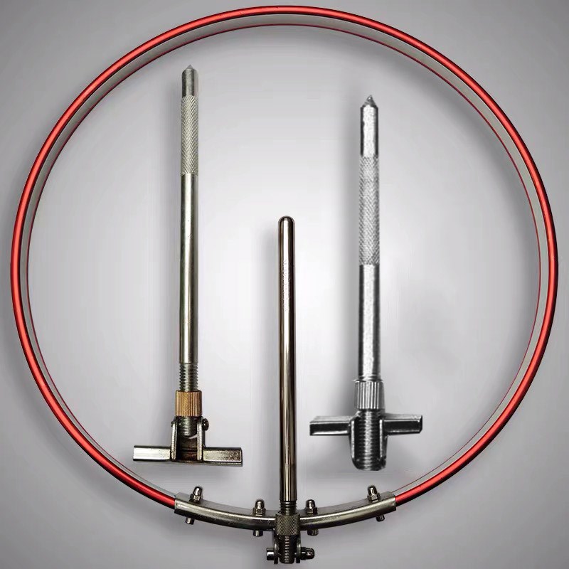 High-end fish protection steel ring accessories ground plug stainless rigid universal positioning head fish cage opening ring thickened aluminium alloy universal