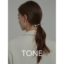 ins metal baroque pearl ponytail hairpin simple temperament French cold wind European and American hair hairpin headwear hair accessories