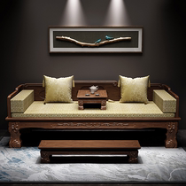 New type of Bed Old Elm Bed Old Elm Wood Suit Modern Minimalist Zen furniture with cushions All season universal tea table Guidos tatami