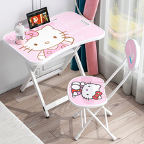 3-6-year 6 old childrens desk small can be folded in writing desk Easy first grade writing homework table and chairs suit women