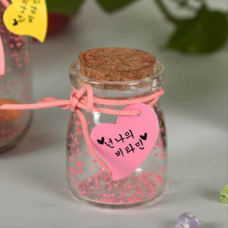 The creative 520 transparent 1314 kPaper cranes of the glass bottle for putting up small stars-folding paper cranes May the large size jar