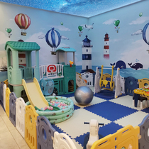 Childrens area amusement park household equipment baby small family playground indoor slide swing combination slide