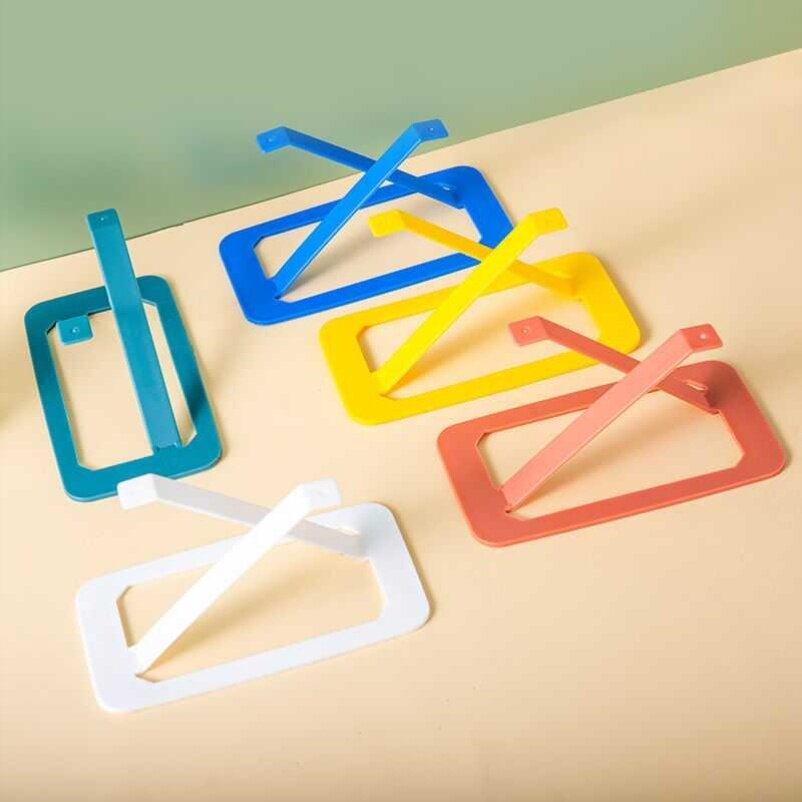 Paper towel spring support tissue box with elastic support sheet automatic rebound lifting bottom support elastic device small tool creative bracket