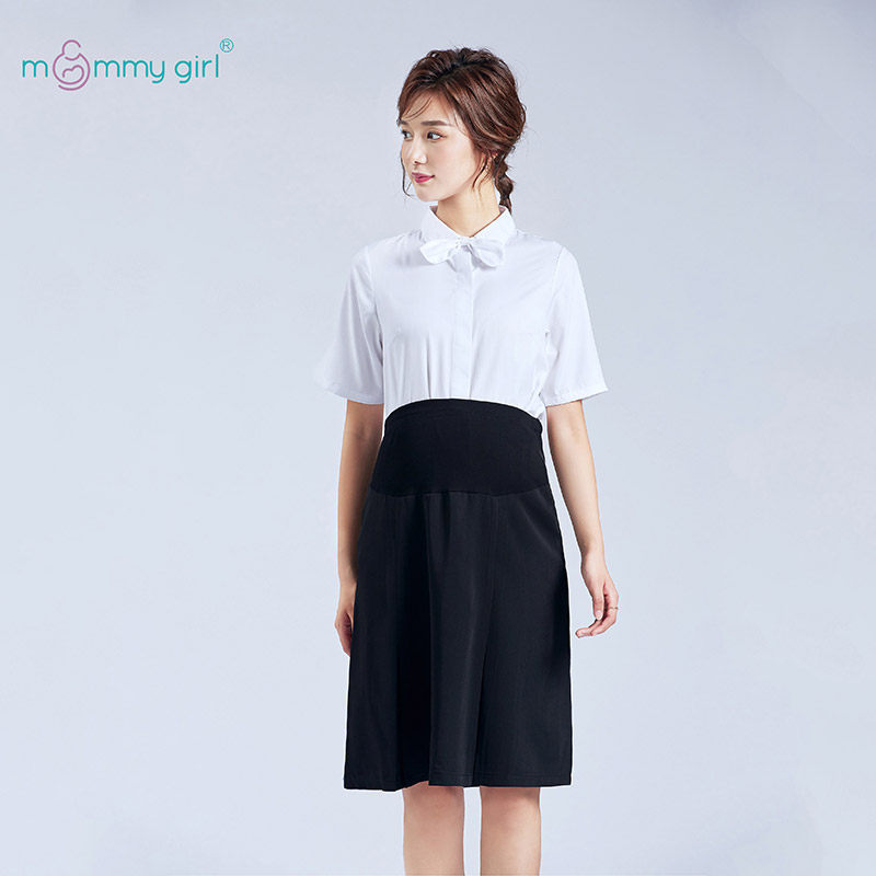 Pregnant women professional skirt to work large size work skirt a-line skirt interview bottoms over-the-knee mid-length formal dress