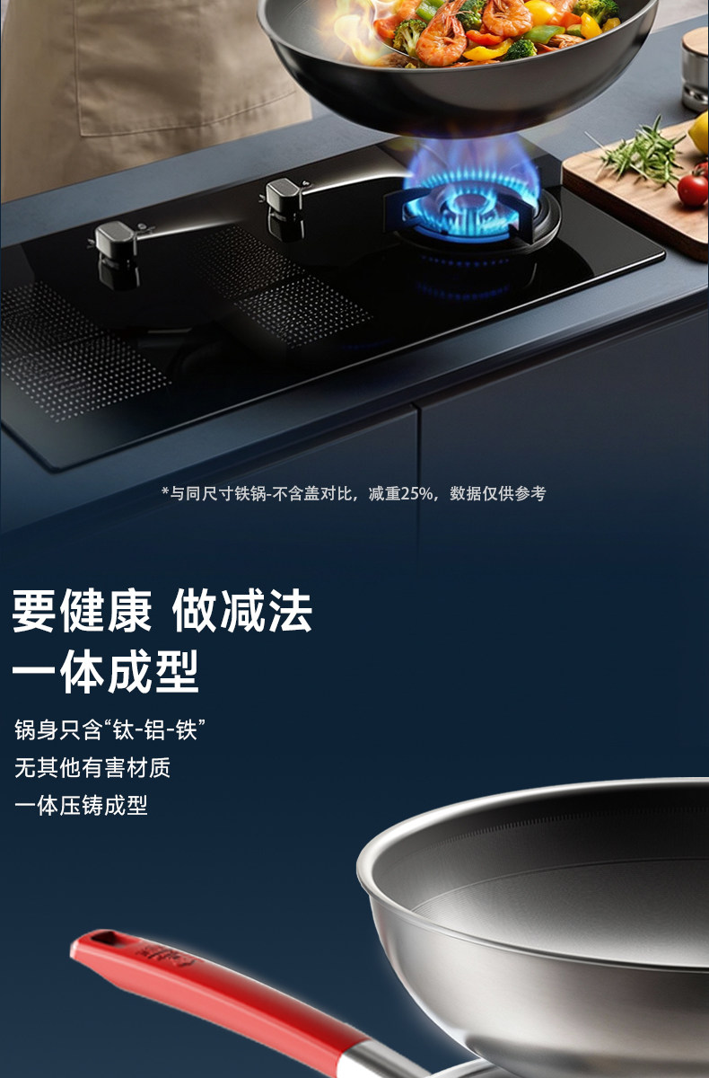 安享好物 安享A级炒锅-康巴赫纯钛炒锅 企标 