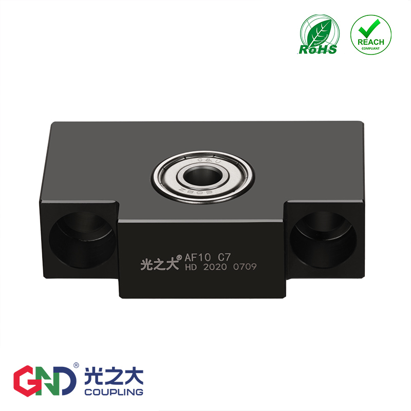 Light big ball screw high precision AF10 screw precision bearing seat coupling support seat