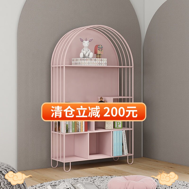 Nordic children's bookshelves Shelf Painting frame eco-friendly Toys storage shelves Provincial space Easy multilayer shelving shelves