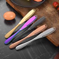 Amazon Butter Knife 430 Stainless Steel Hole Butter Knife Cheese Cheese Knife Breakfast Bread Jam Spatula